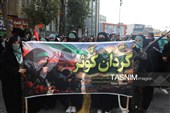 سنندج؛ میدان شکوه و اقتدار «جان‌فدا» | خروش یک ملت برای ایران