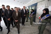 علیرضا کاظمی وزیر آموزش و پرورش و حمید ملانوری‌شمسی، استاندار همدان 
