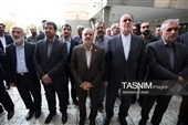 حمیدرضا حاجی‌بابایی نایب‌رئیس مجلس شورای اسلامی و علیرضا کاظمی وزیر آموزش و پرورش  و حمید ملانوری‌شمسی، استاندار همدان 