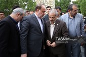 علیرضا کاظمی وزیر آموزش و پرورش و حمیدرضا حاجی‌بابایی نایب‌رئیس مجلس شورای اسلامی