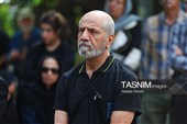 قاسم زارع در وداع با زنده یاد سیروس ابراهیم زاده