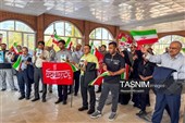 تشکیل سلسلة بشریة على شواطئ جزیرة هرمز