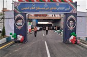 افتتاح تقاطع غیرهمسطح امام خمینی در بروجرد