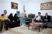 دیدار نماینده ولی‌فقیه در گلستان با خانواده‌های سرداران شهید