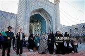 تشرف نخبگان و المپیادی کشور به حرم مطهر رضوی