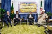 دیدار سیدعباس صالحی، وزیر فرهنگ و ارشاد اسلامی با حجت‌الاسلام‌والمسلمین رضا نوری، نماینده ولی‌فقیه در خراسان‌شمالی 