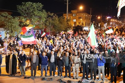 غریو الله‌اکبر در یاسوج طنین‌انداز شد