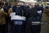 آئین گرامیداشت رکورد شکنی صنعتگران ایرید در تولید سوزن ریلی با حضور مدیرعامل راه‌آهن کشور