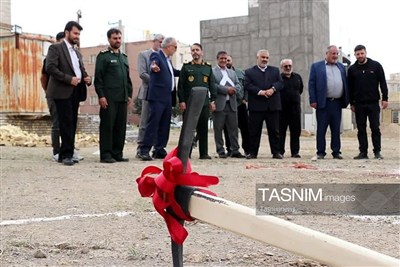 کلنگ‌زنی و افتتاح 304 واحد مسکونی در زنجان به همت سپاه