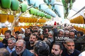 مراسم تشییع پیکر پدر سپهبد شهید موسوی در قم