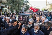 مراسم تشییع پیکر پدر سپهبد شهید موسوی در قم