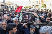 مراسم تشییع پیکر پدر سپهبد شهید موسوی در قم