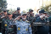مراسم تشییع پیکر پدر سپهبد شهید موسوی در قم