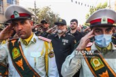 مراسم تشییع پیکر پدر سپهبد شهید موسوی در قم