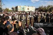 مراسم تشییع پیکر پدر سپهبد شهید موسوی در قم