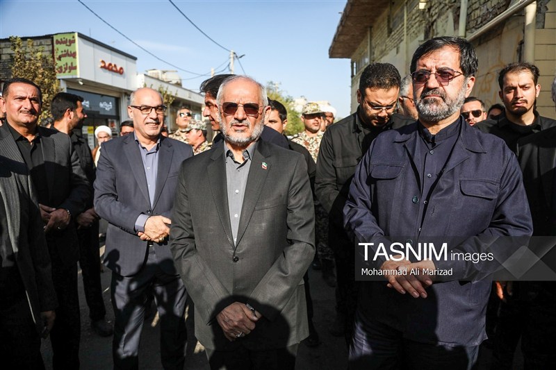 پیکر پدر سپهبد شهید موسوی در قم تشییع و خاکسپاری شد* عکس اخبار شهر قم پایگاه اطلاع رسانی نسیم قم