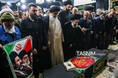 مراسم تشییع پیکر پدر سپهبد شهید موسوی در قم