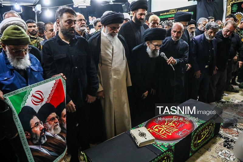 پیکر پدر سپهبد شهید موسوی در قم تشییع و خاکسپاری شد* عکس اخبار شهر قم پایگاه اطلاع رسانی نسیم قم