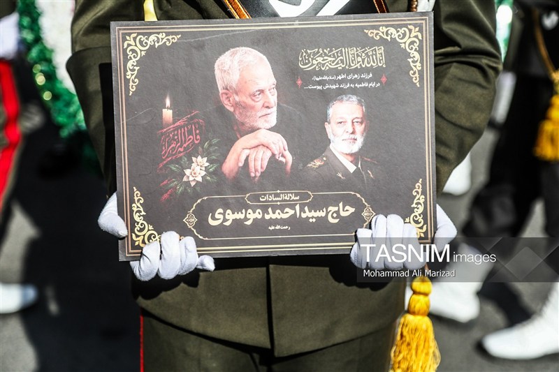 پیکر پدر سپهبد شهید موسوی در قم تشییع و خاکسپاری شد* عکس اخبار شهر قم پایگاه اطلاع رسانی نسیم قم