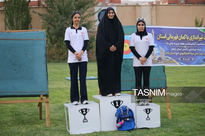 تیراندازی با کمان , تیراندازی با کمان ایران , اخبار زنجان ,