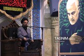 عزاداری شب اول ایام فاطمیه در بیت‌الزهرای حاج قاسم