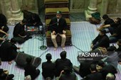 عزاداری شب اول ایام فاطمیه در بیت‌الزهرای حاج قاسم