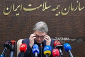 نشست خبری مهدی ناصحی رئیس سازمان بیمه سلامت ایران 