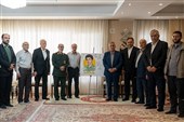رونمایی از پوستر ورزشکار بسیجی شهید "حسین دلیراکبری" در تبریز