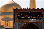 نصب کتیبه‌های شهادت حضرت زهرا (س) در حرم مطهر رضوی