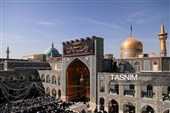نصب کتیبه‌های شهادت حضرت زهرا (س) در حرم مطهر رضوی