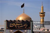 نصب کتیبه‌های شهادت حضرت زهرا(س) در حرم مطهر رضوی