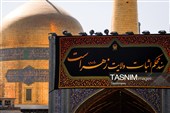 نصب کتیبه‌های شهادت حضرت زهرا(س) در حرم مطهر رضوی