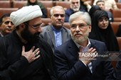 مراسم یادبود شهید لاریجانی در دانشگاه تهران
