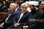 مراسم یادبود شهید لاریجانی در دانشگاه تهران