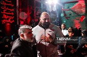 رضا قیطاسی قهرمان مسابقات مردان آهنین در تجدید میثاق مدال‌آوران المپیادهای علمی و قهرمانان ورزشی با امام مجاهد شهید