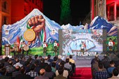 تجدید میثاق مدال‌آوران المپیادهای علمی و قهرمانان ورزشی با امام مجاهد شهید