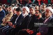 هادی ساعی،  حجت‌الاسلام‌ محمدجواد حاج علی اکبری، امام جمعه موقت تهران در تجدید میثاق مدال‌آوران المپیادهای علمی و قهرمانان ورزشی با امام مجاهد شهید