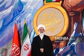  حجت‌الاسلام‌ محمدجواد حاج علی اکبری، امام جمعه موقت تهران در تجدید میثاق مدال‌آوران المپیادهای علمی و قهرمانان ورزشی با امام مجاهد شهید
