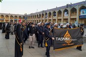 گلباران قبور مطهر شهدای حرم شاهچراغ(ع)
