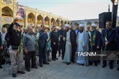 گلباران قبور مطهر شهدای حرم شاهچراغ(ع)
