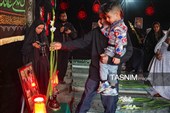 گلباران قبور مطهر شهدای حرم شاهچراغ(ع)