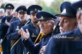گلباران قبور مطهر شهدای حرم شاهچراغ(ع)