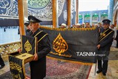 گلباران قبور مطهر شهدای حرم شاهچراغ(ع)