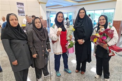 استقبال از لیلا کبک‌زن، بانوی مدال‌آور پاراآسیایی ناگویا در بوشهر