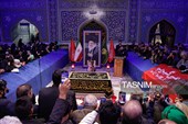 مرثیه سرایی و حماسه خوانی در جوار مزار رهبر شهید انقلاب