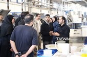 بازدید خبرنگاران از خط تولید سرجین‌بافت
