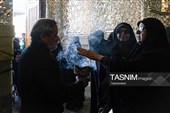تشرف خانواده شهدا و جانبازان لامرد فارس به حرم مطهر رضوی