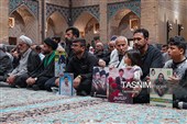 تشرف خانواده شهدا و جانبازان لامرد فارس به حرم مطهر رضوی