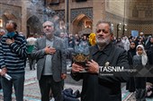 تشرف خانواده شهدا و جانبازان لامرد فارس به حرم مطهر رضوی