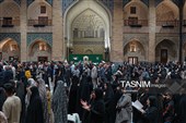 تشرف خانواده شهدا و جانبازان لامرد فارس به حرم مطهر رضوی